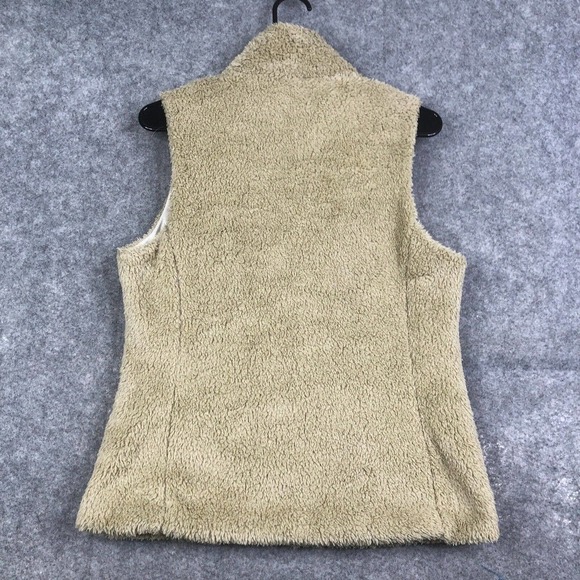 PATAGONIA Los Gatos Teddy Shaggy Fleece Vest 25216 El Cap Khaki Tan Beige Size M - Picture 10 of 10